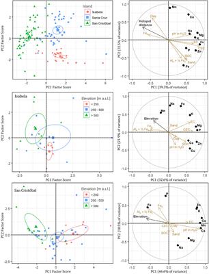 Soil Fertility Changes With Climate and Island Age in Galápagos: New Baseline Data for Sustainable Agricultural Management